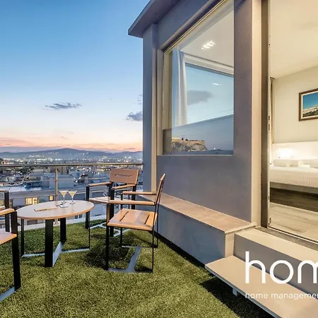 Ll Extraordinary Homm Suites Acropolis & Lycabettus Views With Jacuzzi Athens