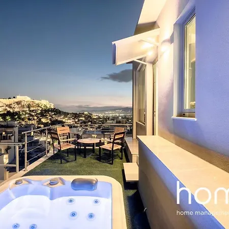 Apartment Ll Extraordinary Homm Suites Acropolis & Lycabettus Views With Jacuzzi *